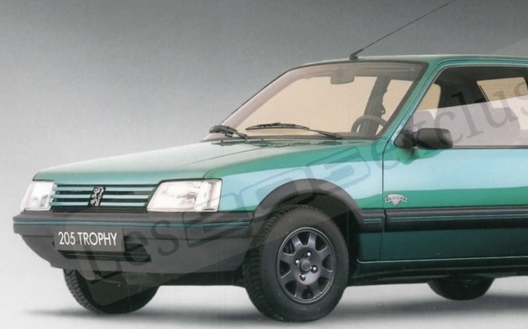 Brochure Peugeot 205 Trophy
