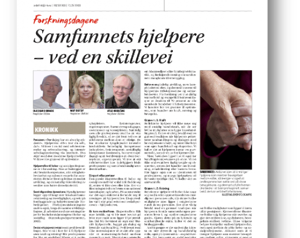 Kronikk Samfunnets hjelpere