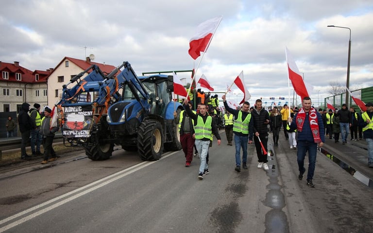 Colère des agriculteurs : à Prague, Madrid et Varsovie, la mobilisation se poursuit en Europe