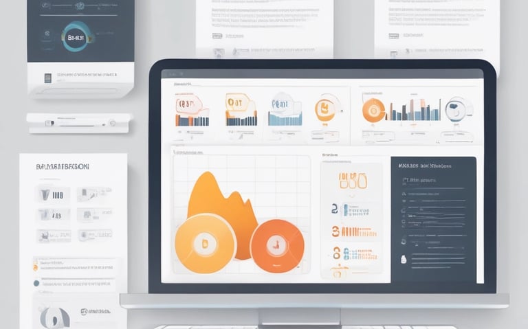 A group of childcare staff collaborating around a laptop in a bright, welcoming classroom.