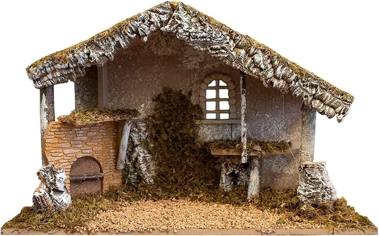 Premium Italian made Nativity stable