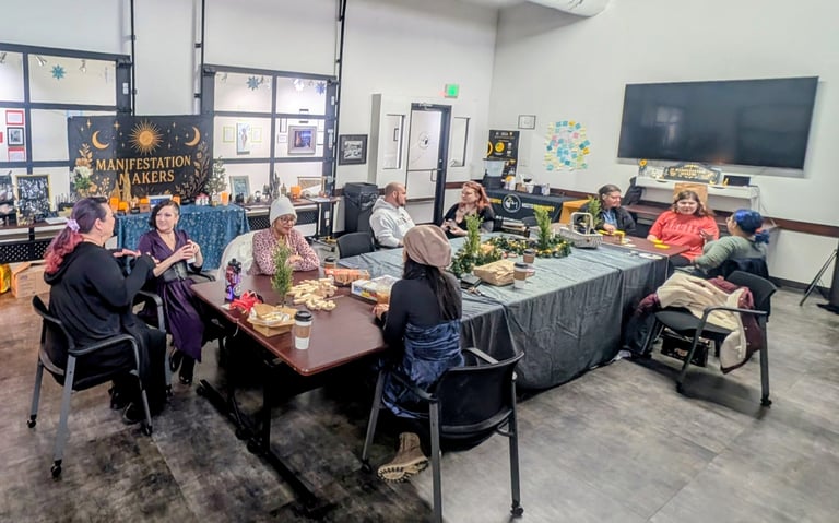 Community gathering for Manifestation Makers in Maryland