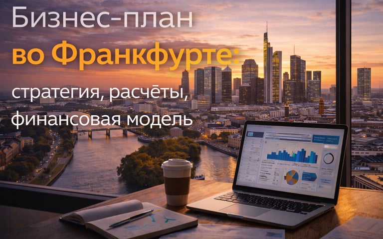 Business plan development and financial modeling for companies in Frankfurt am Main, Germany