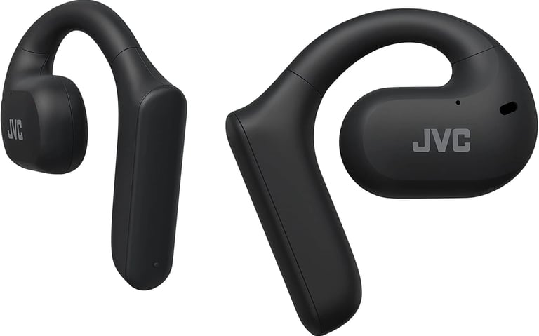 JVC Auriculares inalámbricos Deportivos HA-NP35T-A, Resistentes al Agua IPX4, Negros