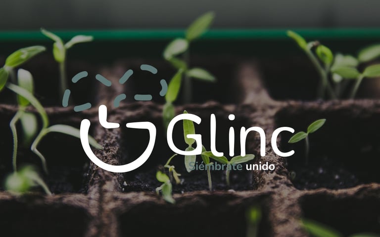 Logotipo para Glinc: "Siémbrate unido"