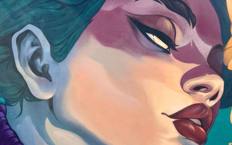 Emerge - Mural in Ft Lauderdale, muralism, street art, urban art by Ona Salvador