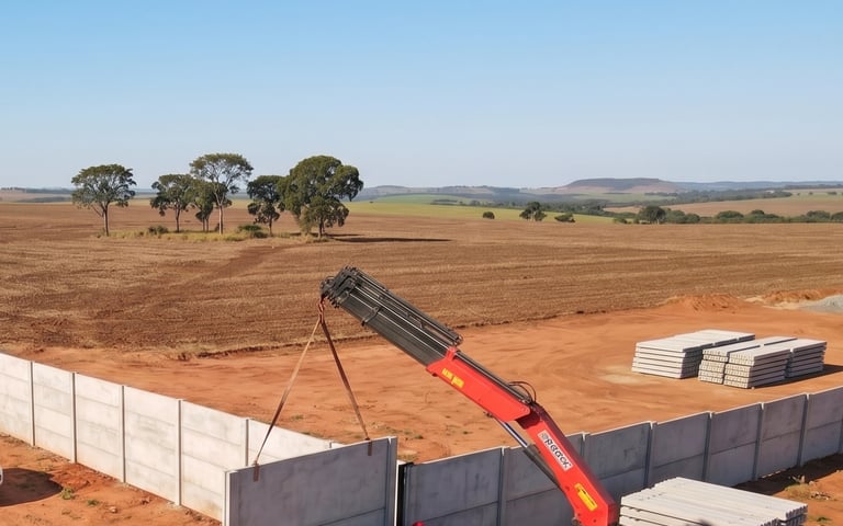 Muro Pre-moldado para loteamentos - Grupo Traço