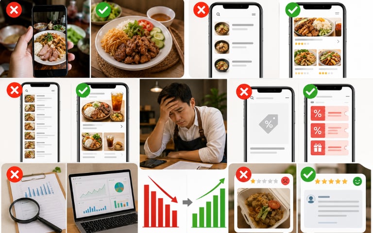 Sai lầm bán đồ ăn