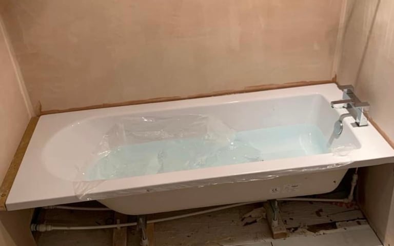 Bathroom fitting service completed by AXM Plumbing Services in Worcester