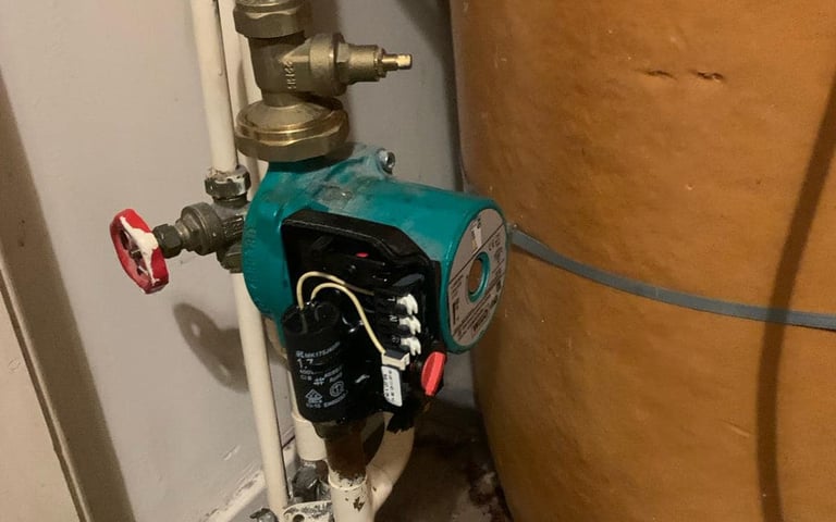 booster pump installation in Worcester