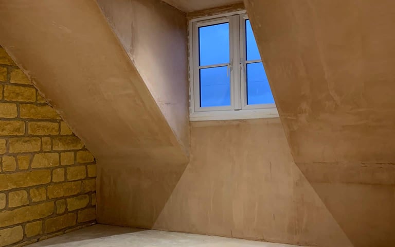 Completed loft conversion in Worcester transformed into modern bedroom