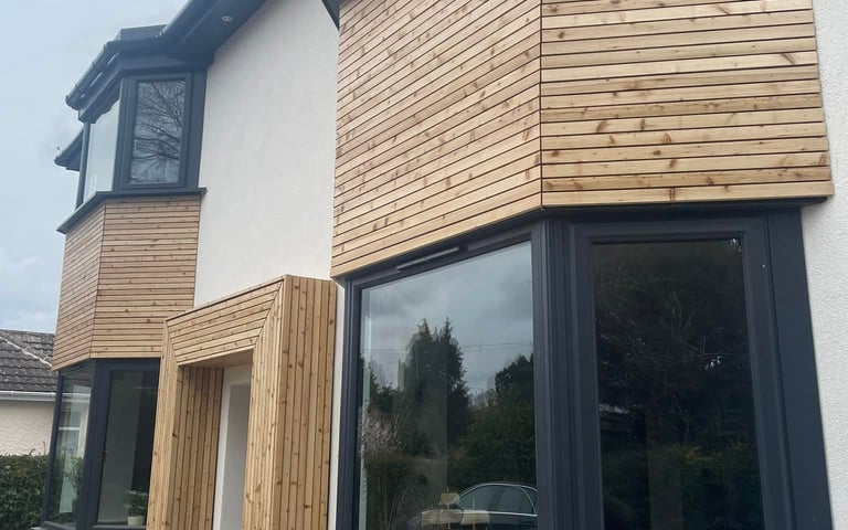 New build home in Worcester constructed by B&S Construction Projects Ltd