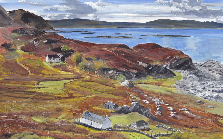 Smirisary in the West Highlands on a fine November day