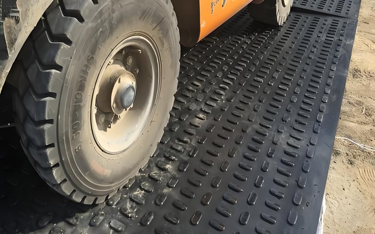 ground protection mats for heavy equipment