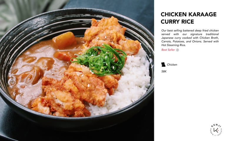 Kenji Ramen Bali Chicken Katsu Curry rice bowl - Japanese rice dish with modern flavors