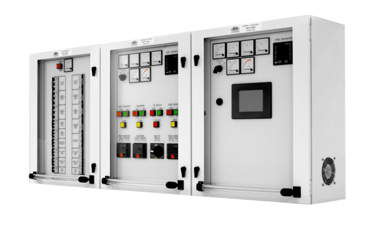 shipboard electrical panel installation