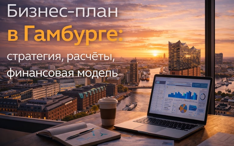 Business plan development and financial modeling for companies in Hamburg, Germany