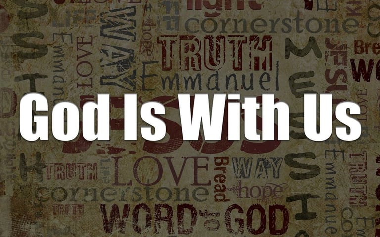 God is with us
