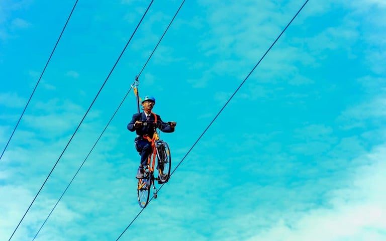 Sky Cycling Zipline SAM Zip Line
