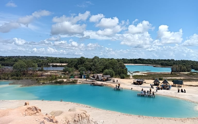Blue Lake from Hill