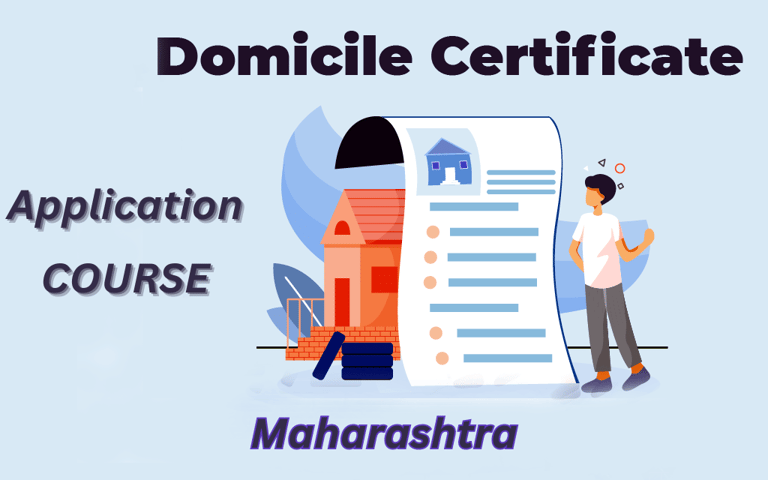DOmicile certificate application course for maharashtra