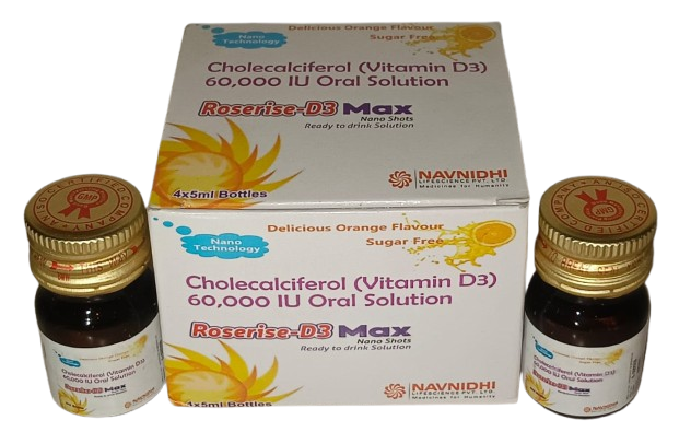 RoseRise-De Max Nano Shot-Vitamin D3 by Spiritual Biosciences