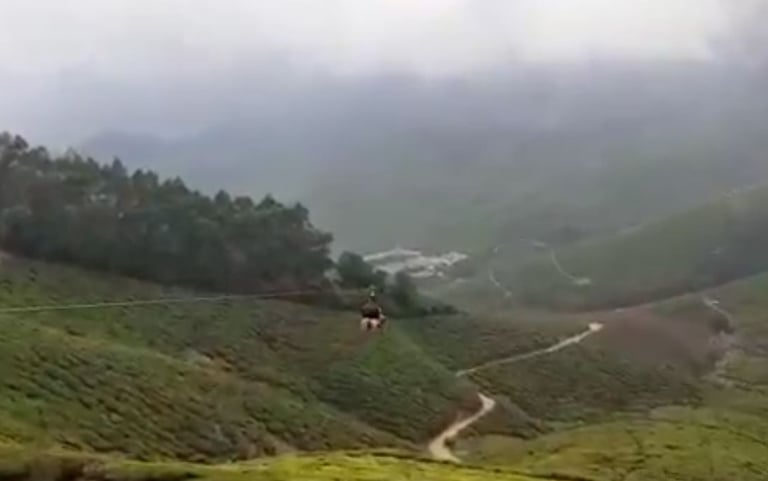 kolukkumalai-zipline