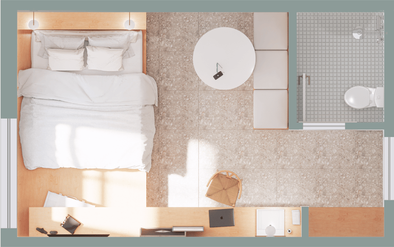 Sea view queen rooms