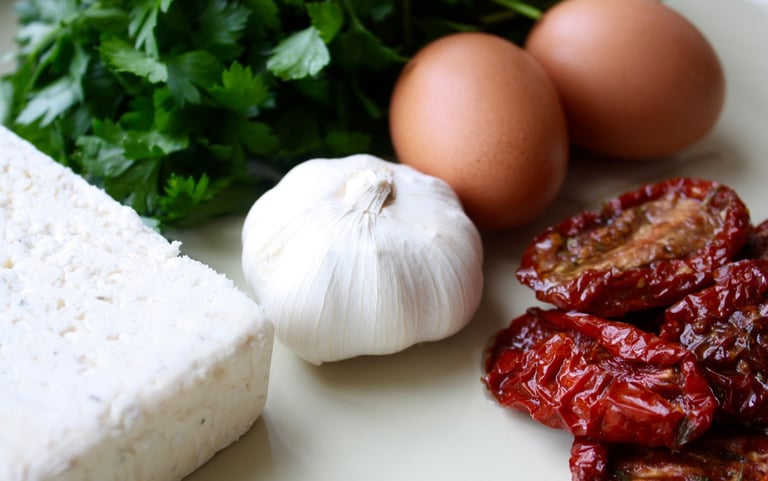 ingredients for Giada's turkey meatloaf