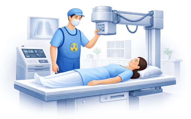 operating-x-ray-machine