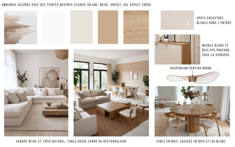 moodboard séjour salon