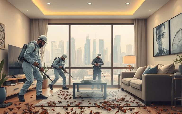 خدمة مكافحة الحشرات السريعة