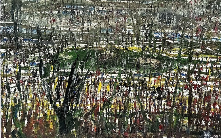 Cuadro Bosque Quemado de Miguel Yebra