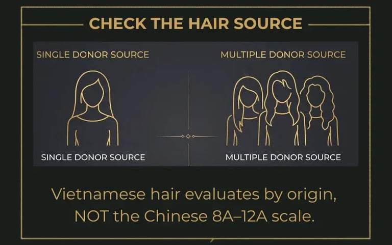 Check the Hair Source Single Donor vs. Multiple Donor