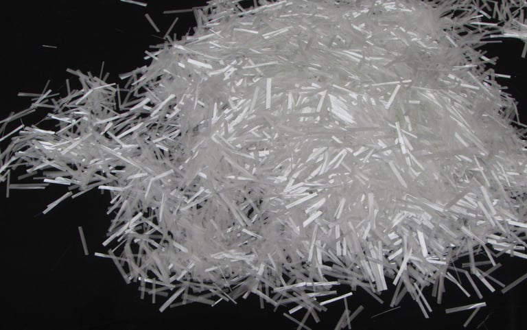 fibra de vidro para concreto