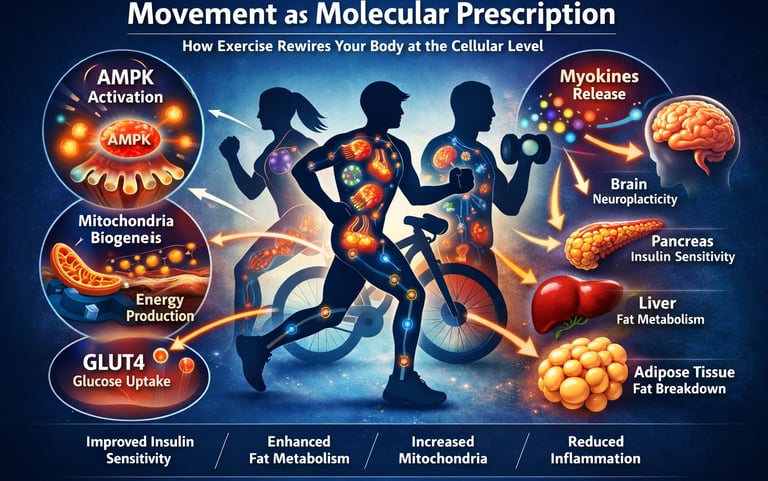 Reverse Metabolic Aging: How Exercise Triggers Mitochondrial Biogenesis and Cellular Energy
