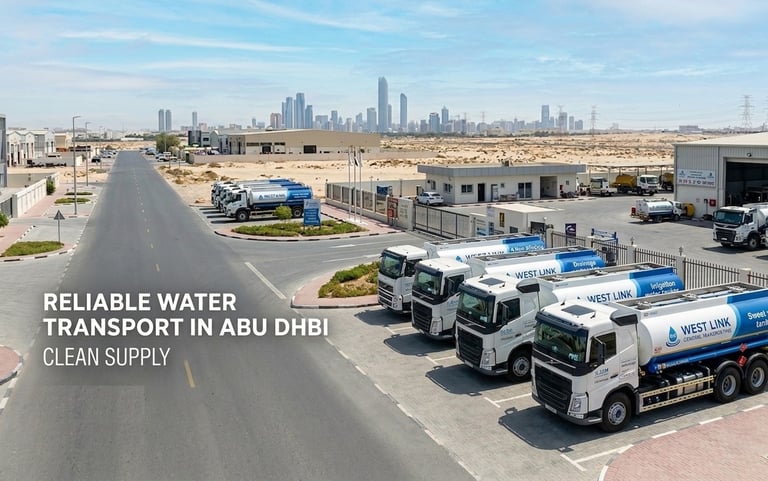 West Link General Transport Abu Dhabi , Musaffah Dubai Sweet water Delivery