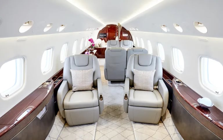 Embraer Legacy 500 typical interior