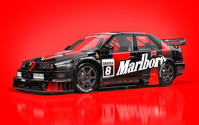 livery de Marlboro del coche DTM Alfa Romeo 