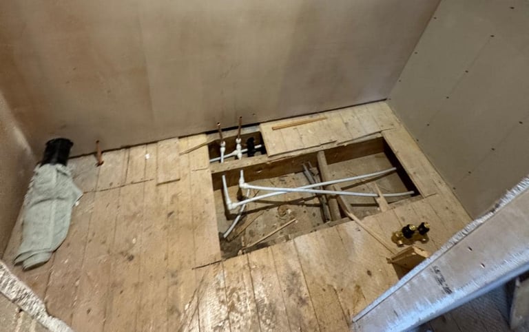 Emergency burst pipe repair handled by local plumbers in Malvern