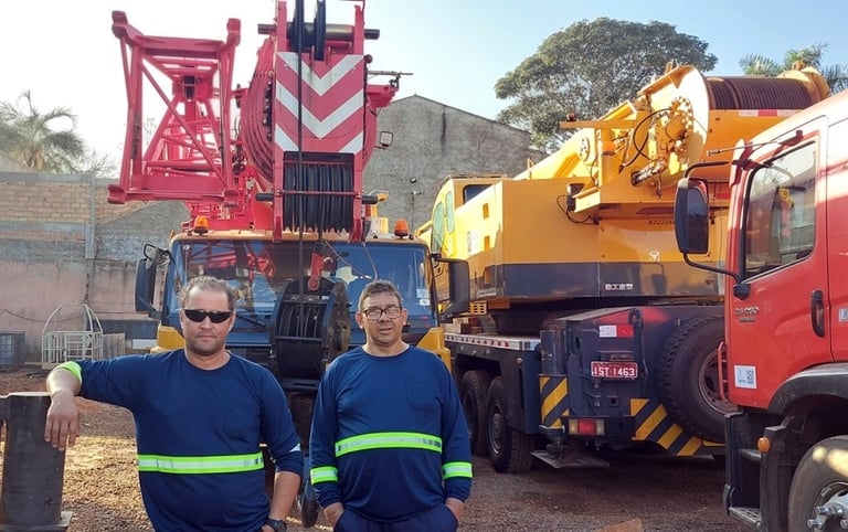 curso de operador de Guindastes