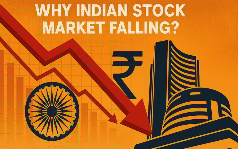 Why Indian Stock Market Falling-stock market help