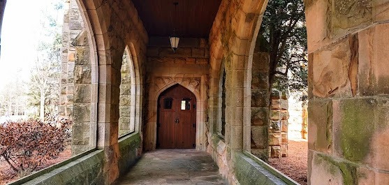 Sewanee - the structures have been weathered and look authentic to their time period