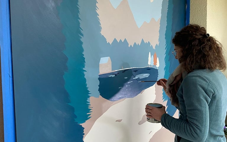 Fresque évènementielle Live-painting
