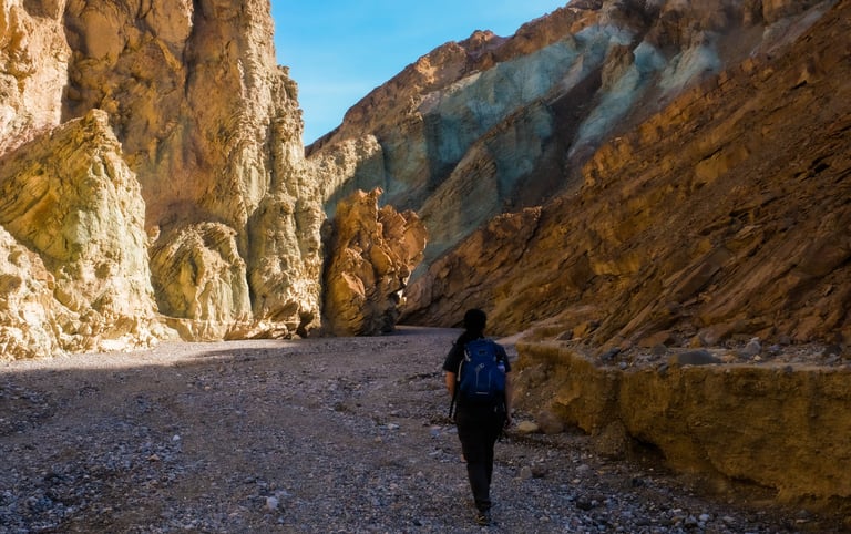 Death Valley Golden Canyon, Gower Gulch Loop