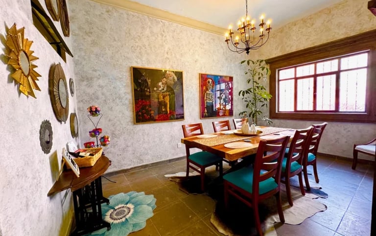 house with formal dining room in san miguel de allende