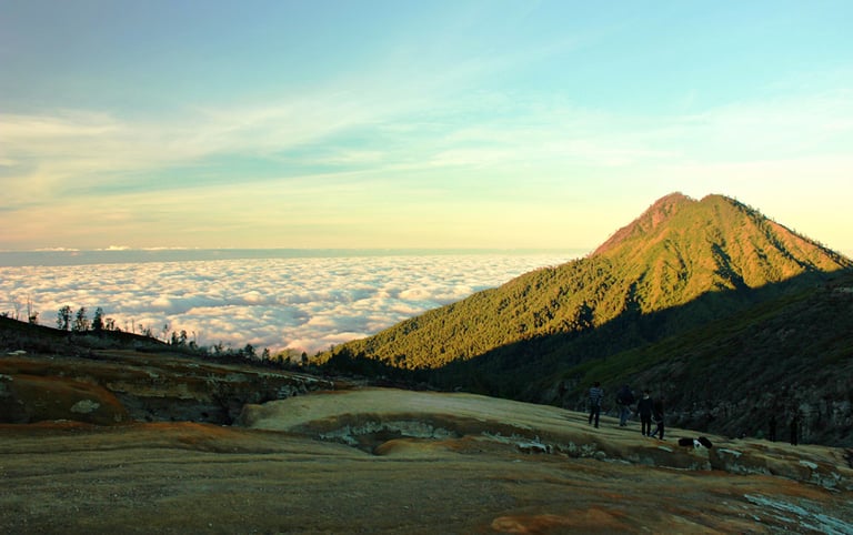 Sunrise at Mt. Ijen East Java