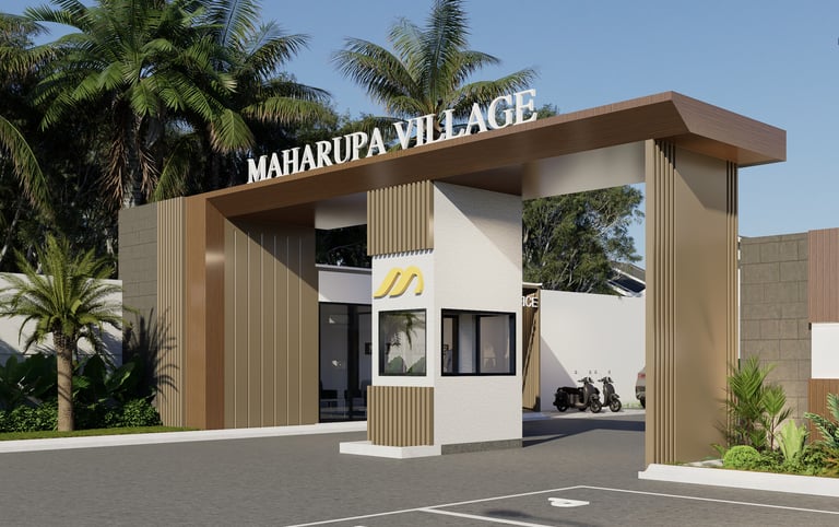 Gerbang Maharupa Village Medan one gate system