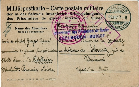 Kriegsgefangenensendung P.Ü.St