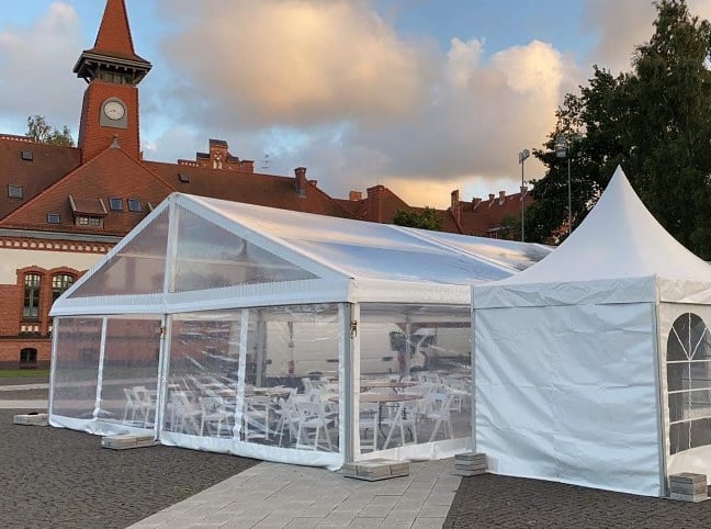 Modulinis paviljonas 10m pločio